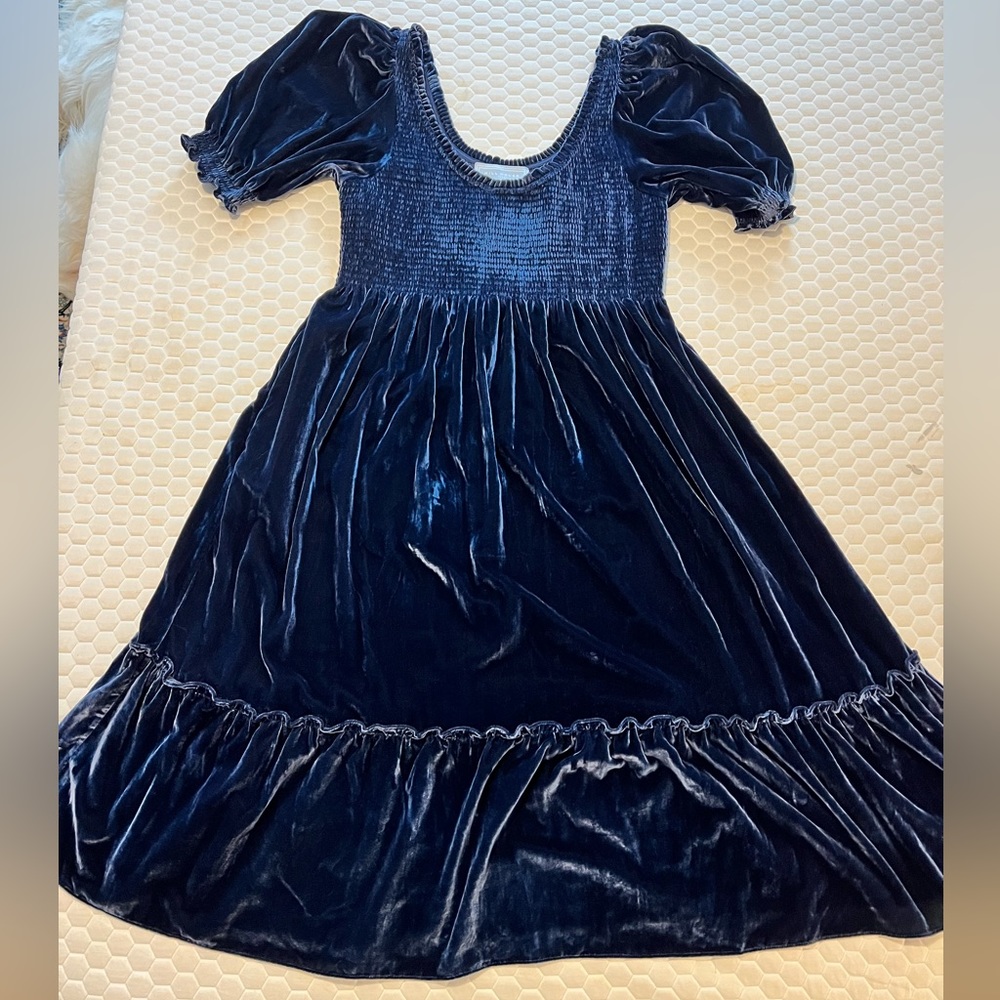 Hill House velvet nap dress